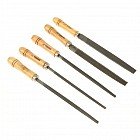 Набор напильников «TUNDRA basic» деревянная рукоятка, 5 шт, 200 мм