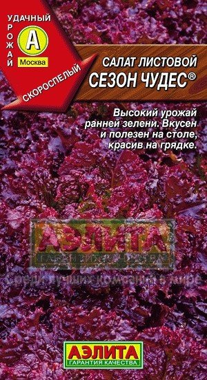 Семена. Салат листовой «Сезон чудес», 0,5 г