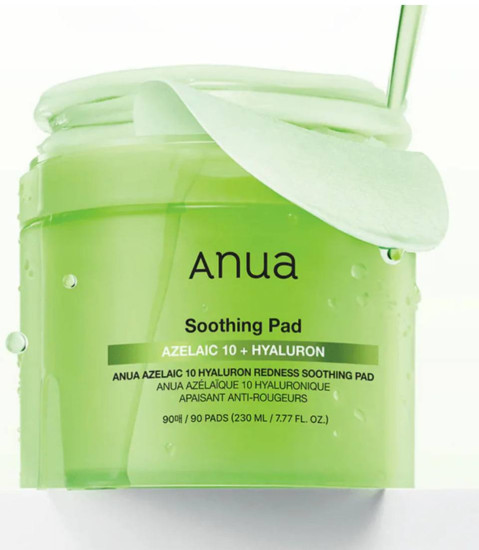 Пэды с азелаиновой кислотой Azelaic Acid 10 Hyaluron Redness Soothing Pad