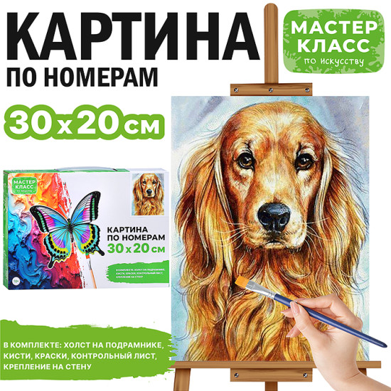Картина по номерам «Верный пес»