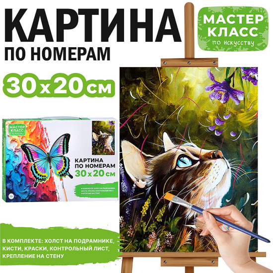 Картина по номерам «Кошечка»