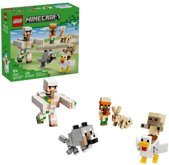 Lego Minecraft 21592 Куриный наездник: атака в пустыне