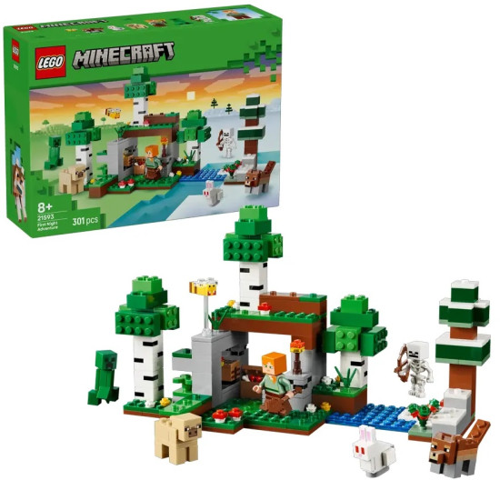 Lego Minecraft 21593 Приключение в первую ночь