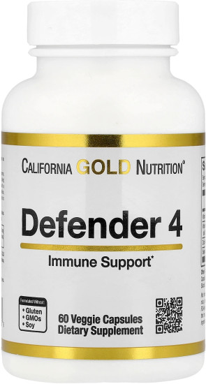 Добавка с витаминами C и D, цинком и селеном Defender 4