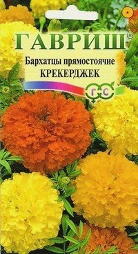 Семена. Бархатцы «Крекерджек», 0,3 г