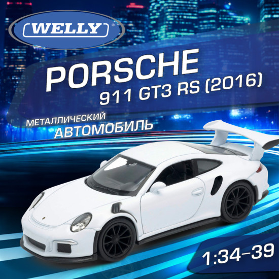 Детская металлическая машинка Порше 2016 ГT3 РС