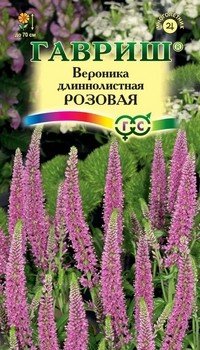 Семена. Вероника длиннолистная «Розовая», 0,05 г