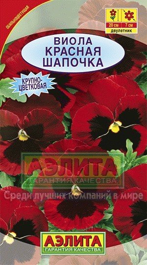 Семена. Виола «Красная шапочка»