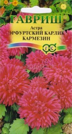 Семена. Астра «Эрфуртский карлик. Кармезин», 0,3 г