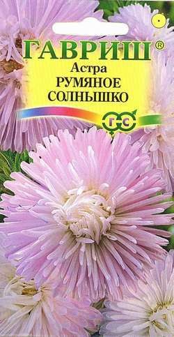 Семена. Астра «Румяное солнышко», 0,3 г
