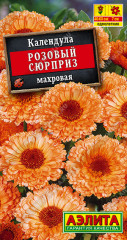 Семена. Календула «Розовый сюрприз»