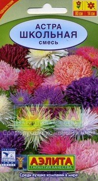 Семена. Астра «Школьная», смесь, 0,3 г