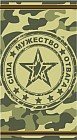 Полотенце махровое пестротканое «Армейская звезда» (ДМ-люкс, 50х90), в тубусе ПВХ с открыткой