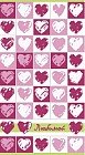 Полотенце махровое пестротканое «Little Hearts» (ДМ-люкс, 50х90), в пакете с открыткой
