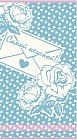 Полотенце махровое пестротканое «Rose Letter» (ДМ-люкс, 50х90), в тубусе ПВХ с открыткой