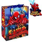 Пакет ламинат вертикальный «С Днем Рождения», 18 х23 см, + мини-открытка