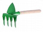 Мотыжка комбинир  с 4 витыми зубцами с черенком, 47 см
