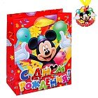 Пакет ламинат вертикальный «С Днем Рождения», 11 х14 см, + мини-открытка