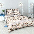 Комплект постельного белья «Цветочный вальс» (арт. 5005/1, 1,5-спальный, бязь, 2 наволочки 70х70)