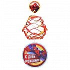 Гирлянда-фонарик «С Днем рождения! Человек Паук»