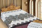 Двустороннее стеганое покрывало «Barokko» (рис. 15-006, 1,5 спальное, размер 150х220)