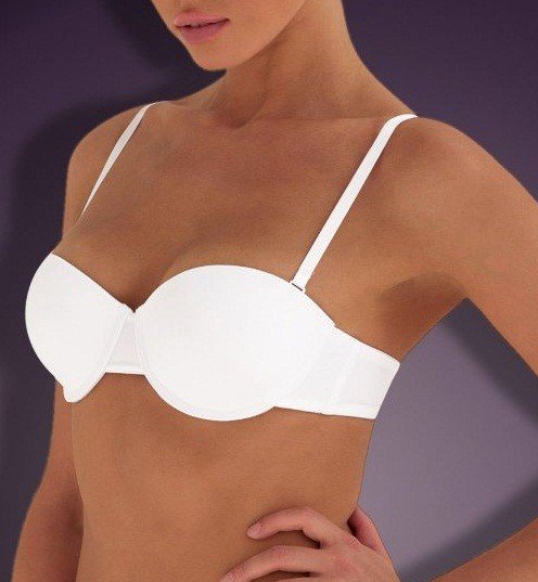 Бюстгальтер «Bandeau» (белый)