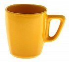 Кружка 250 мл, желтая, квадратная