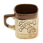 Кружка для пива «Квадрат с дулей», 350 мл