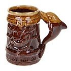 Кружка для пива «Пивная» коричневая, глазурь, 700 мл