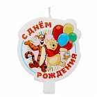 Свеча в торт «С днем рождения», Медвежонок Винни и его друзья