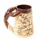 Кружка для пива «Рак» прикол, шамот, 1 л