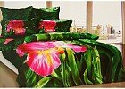 Комплект постельного белья 3Д «Орхидея» (евро, искусственный шелк, 2 наволочки 50х70 и 2 наволочки 70х70)