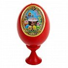 Яйцо на подставке «Куличи и храм»