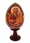 Сувенир Яйцо на подставке икона «Божья Матерь Тихвинская»