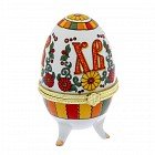 Яйцо-шкатулка пасхальная «Христос Воскресе»