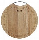 Доска разделочная «Regent» круглая с металлической ручкой, 28 см