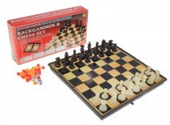 Игра настольная 3 в 1: шашки, шахматы, нарды
