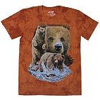 Футболка мужская 3D «Brown Bears»
