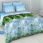 Комплект постельного белья «Белые лебеди» (арт. 5411/1, 2-спальный, бязь, 2 наволочки 70х70)