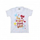 Футболка детская «Super cool girl»
