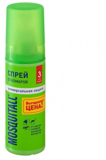 Спрей от комаров «Mosquitall» универсальная защита, 100 мл