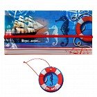 Туристический конверт для документов с биркой для чемодана «Море, море»