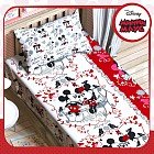 Простыня «Микки и Минни» (1,5 спальная, бязь, 150 х 214 см)