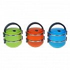 Ланч-бокс «Фьюжен» 1,4 л, 2 тарелки, цвет в ассортименте