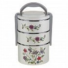 Ланч-бокс «Гленда», 3 тарелки, цвет в ассортименте