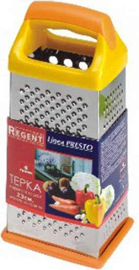 Тёрка «Regent» четырёхгранная, 23 см, желтый