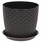 Кашпо с поддоном (1 л)