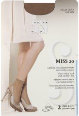 Носки «Miss 20» 2 пары (20 Den)