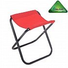 Стул туристический, складной 22х22х25 см, цвет красный