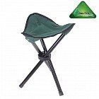 Стул туристический треугольный 30х30х40 см, цвет зеленый